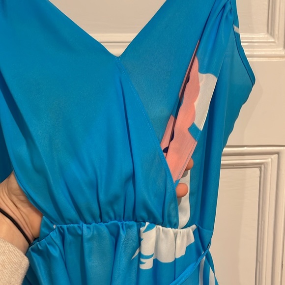 Yumi Kim Goddess Floral Faux Wrap dress XS - Picture 7 of 10